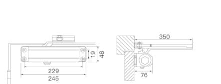 F-073 dimension drawing