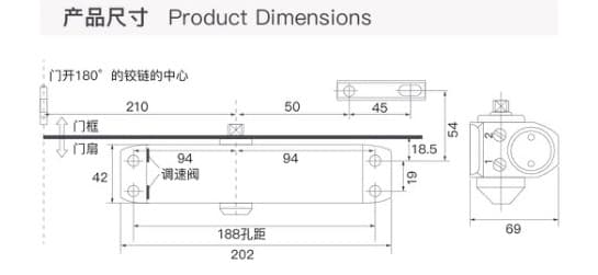 G802 dimension drawing