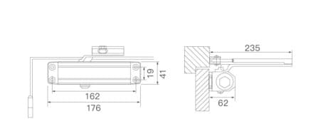 F-061 dimension drawing